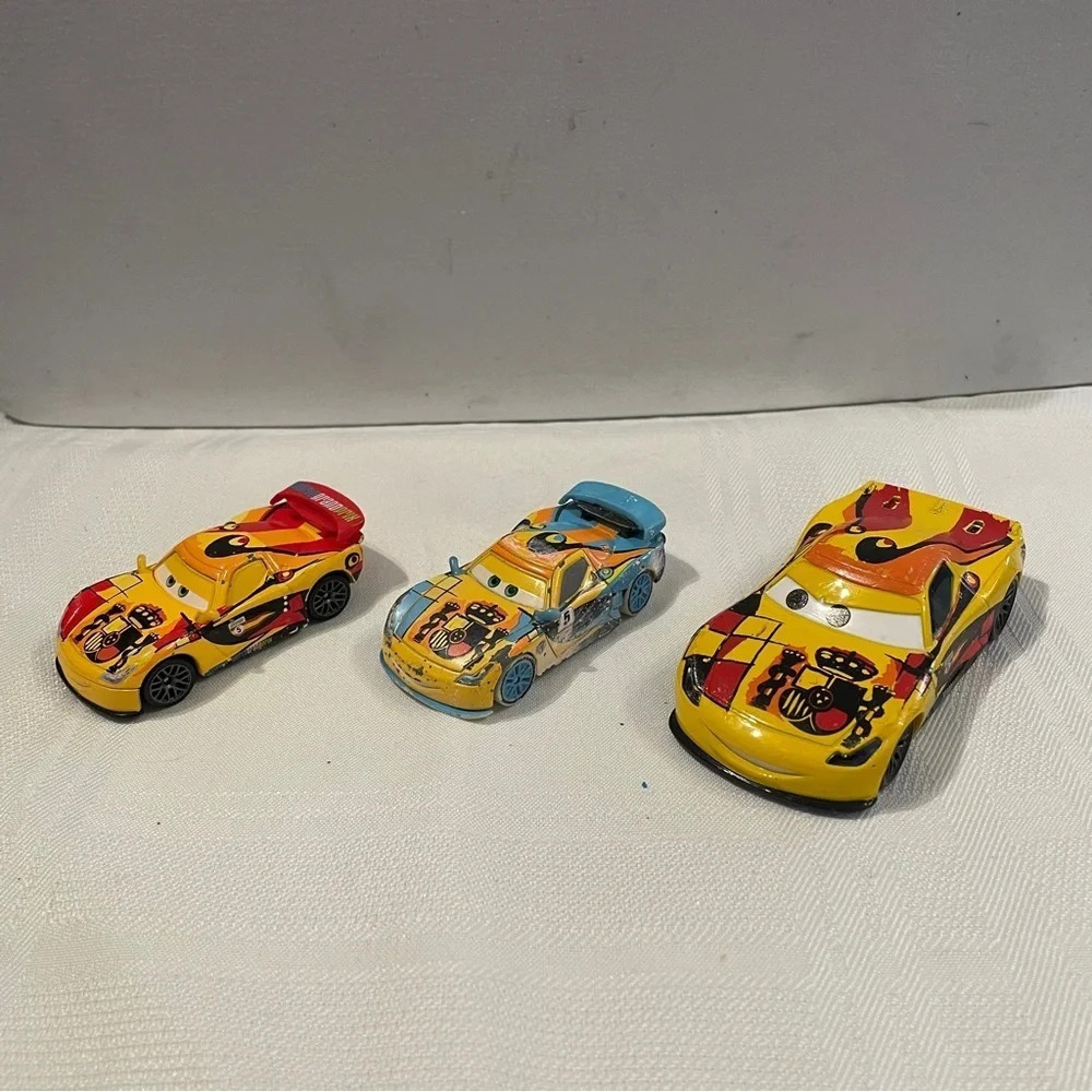 Disney cars2 movie racing characters lot